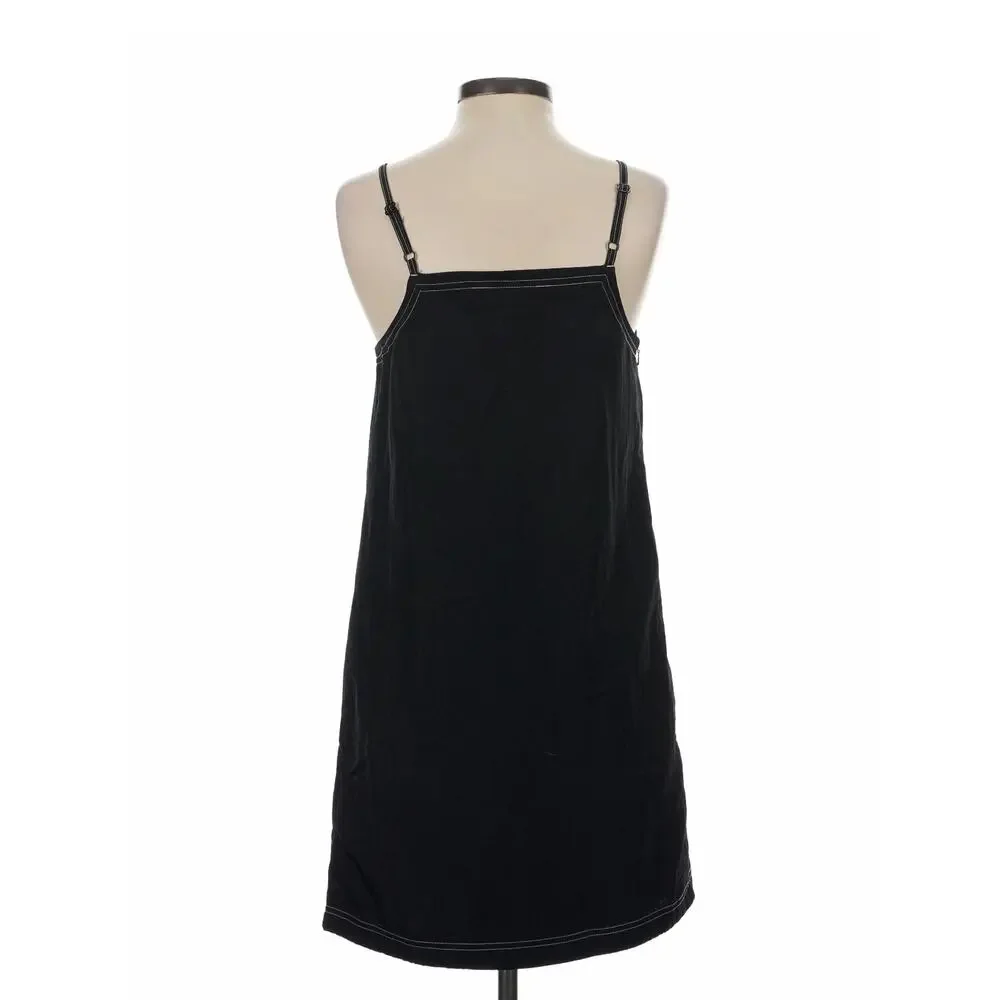 NIKE Swoosh Contrast Stitch Woven Cami Dress Sz. S